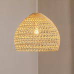 Hengelampe BOHO, Ø 60 cm, naturbrun, rotting, E27