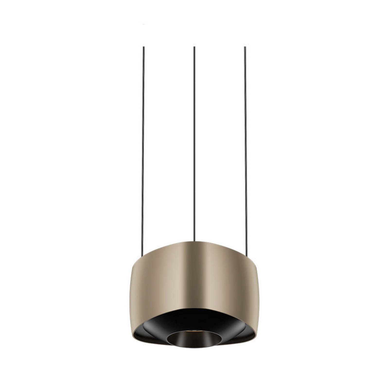 LOOM DESIGN LED-Pendelleuchte Air, grau, Alu, 13 cm