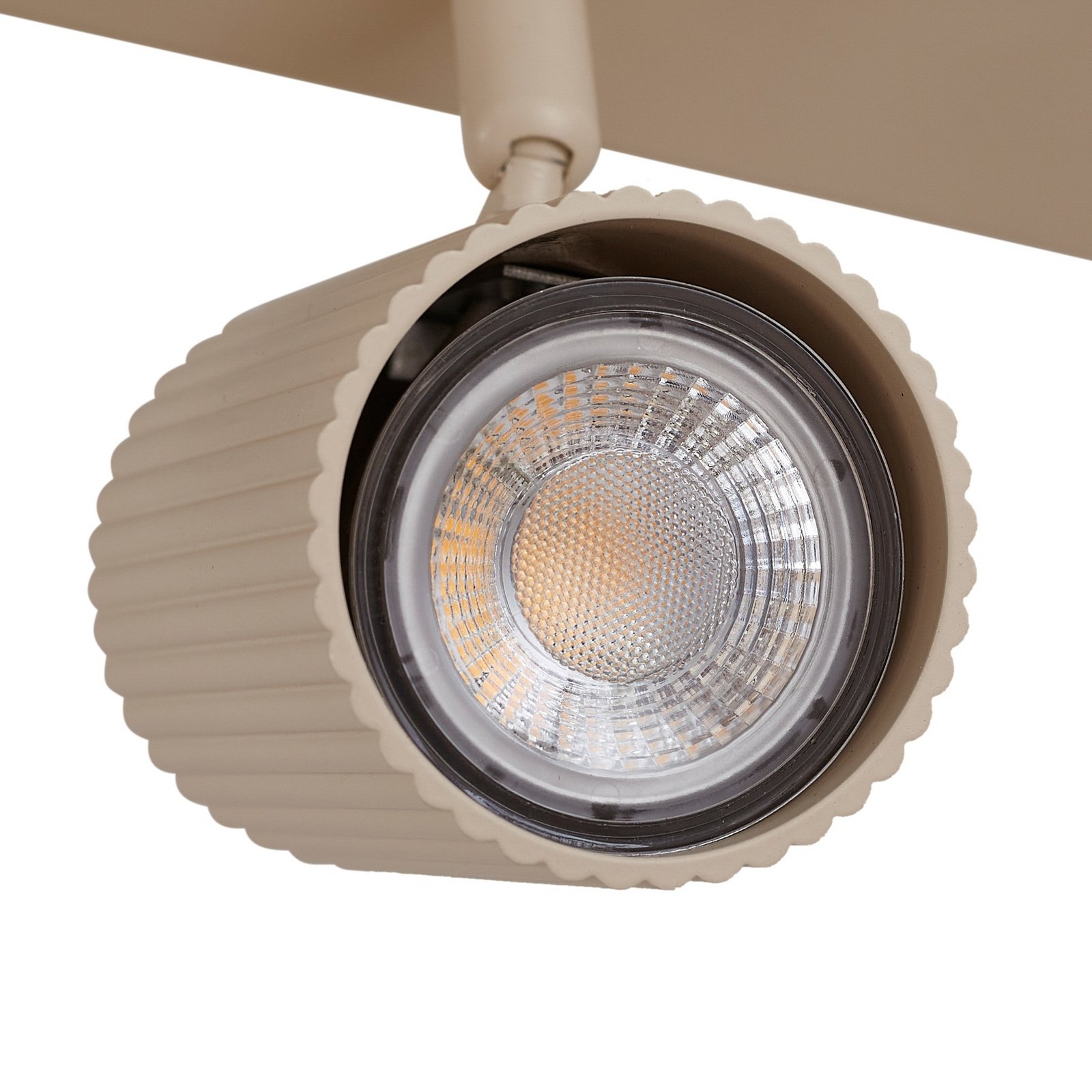 Lindby laespotid Kardis, beež, 3-osalised, metall, GU10