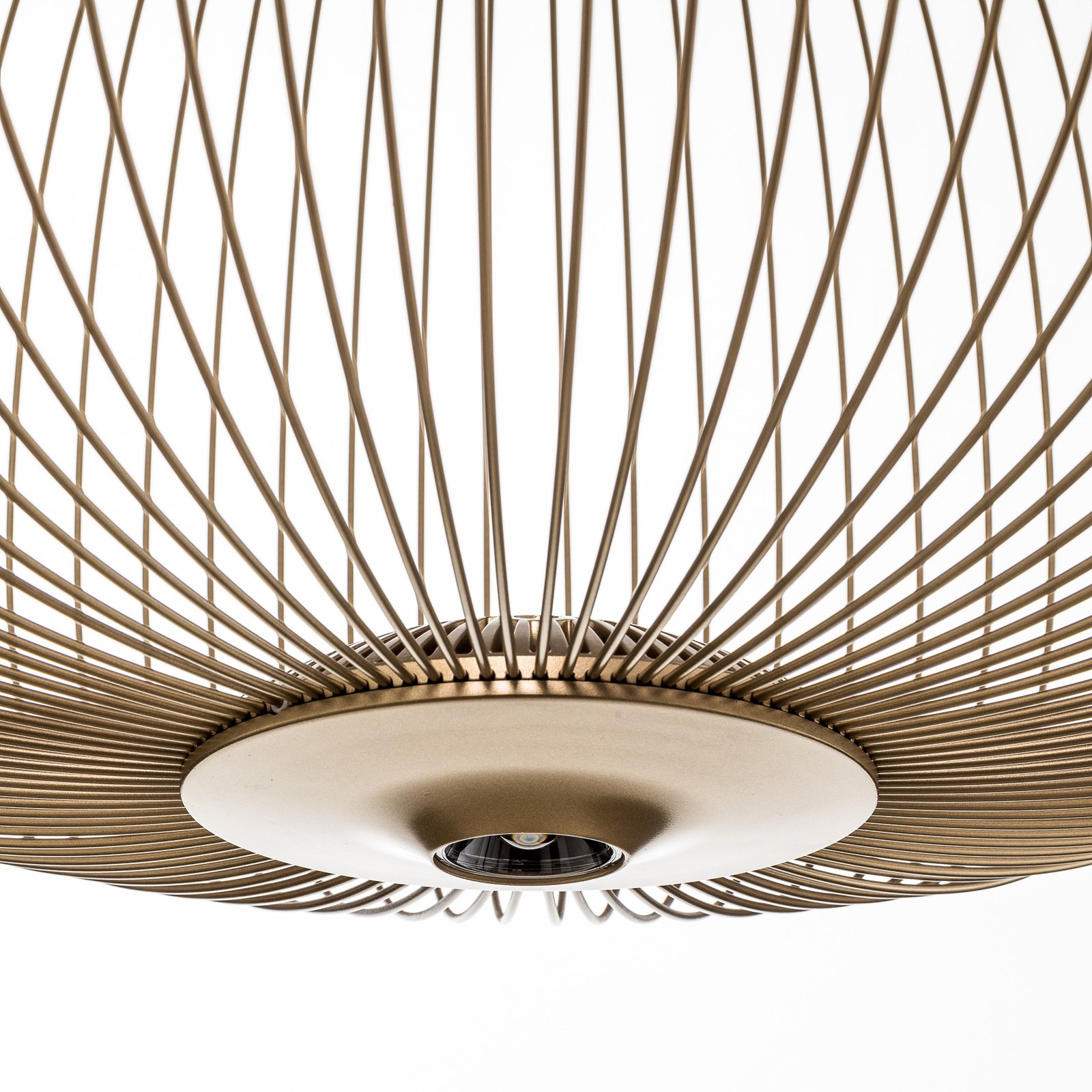 Spokes 3 MyLight LED-Hängelampe, gold - Foscarini