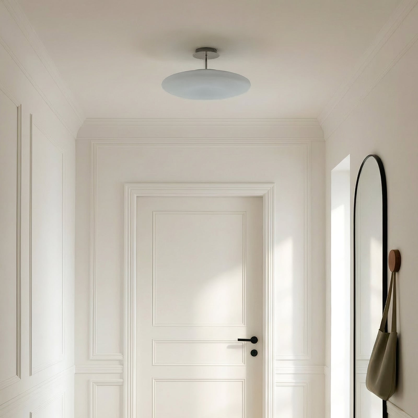 Gunda Plafoniera Opale/Nickel/Cromato - Lindby