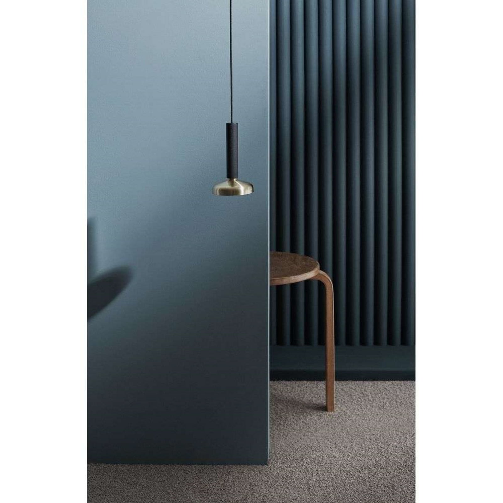Blend 9 Pendelleuchte Black/Brass Pholc - Metall