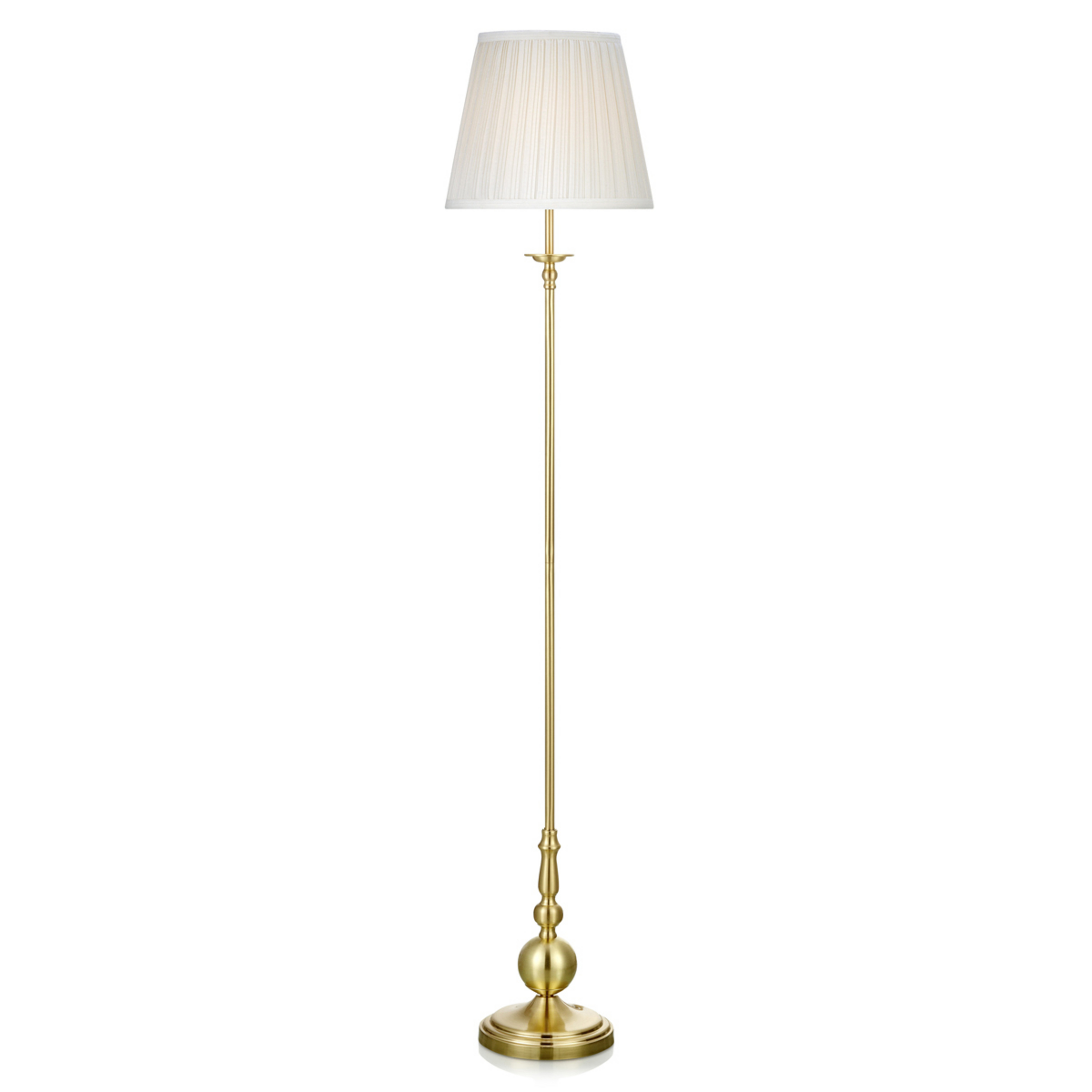 Imperia Vloerlamp Geel Koper/Wit - Markslöjd