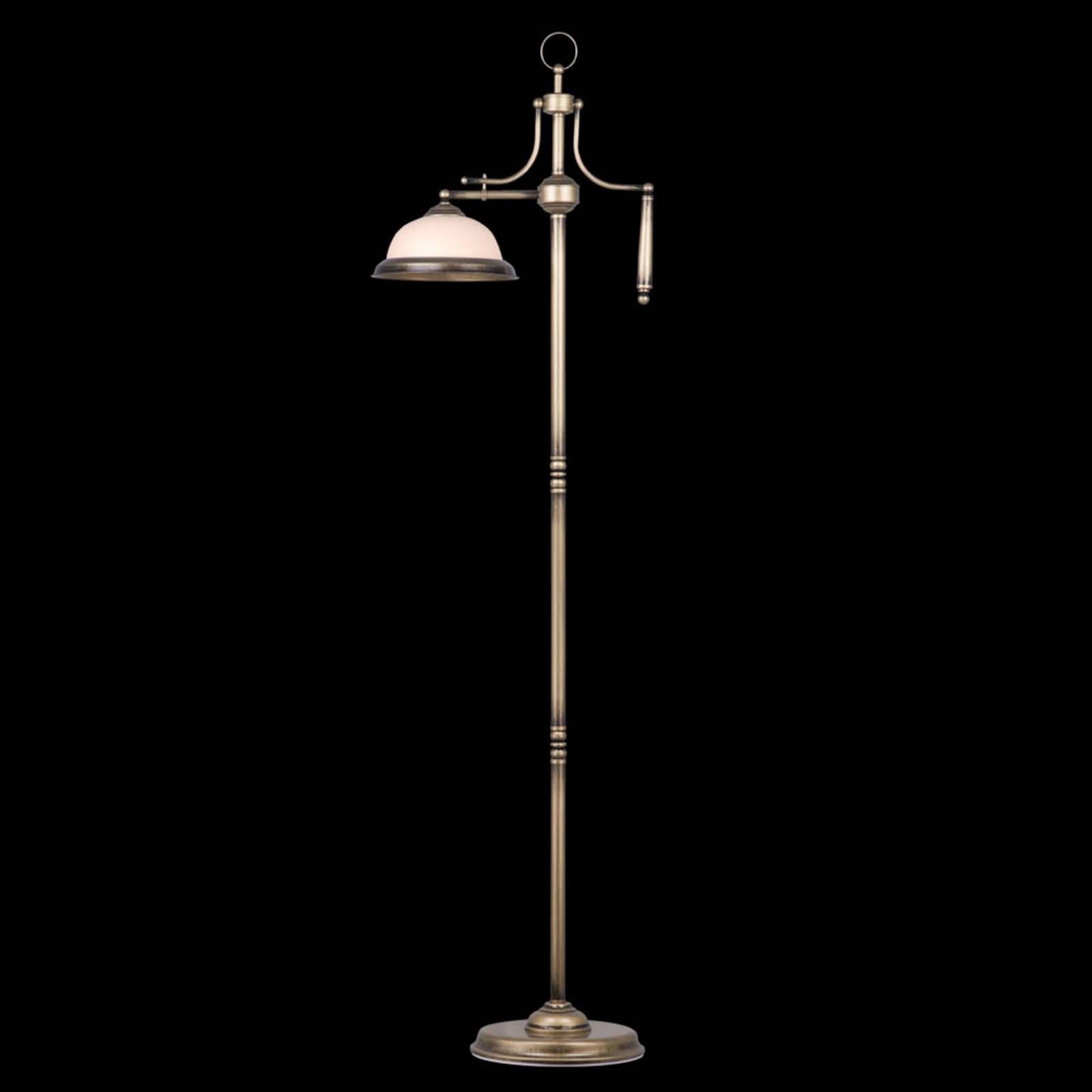 Lampa stojąca Torio antyczna, ręcznie malowana