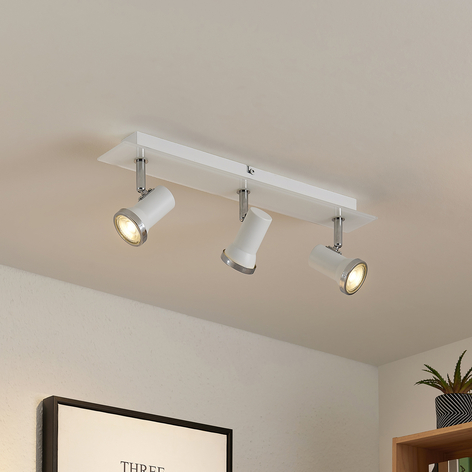 Lindby Marvolo applique, blanche, à 3 lampes