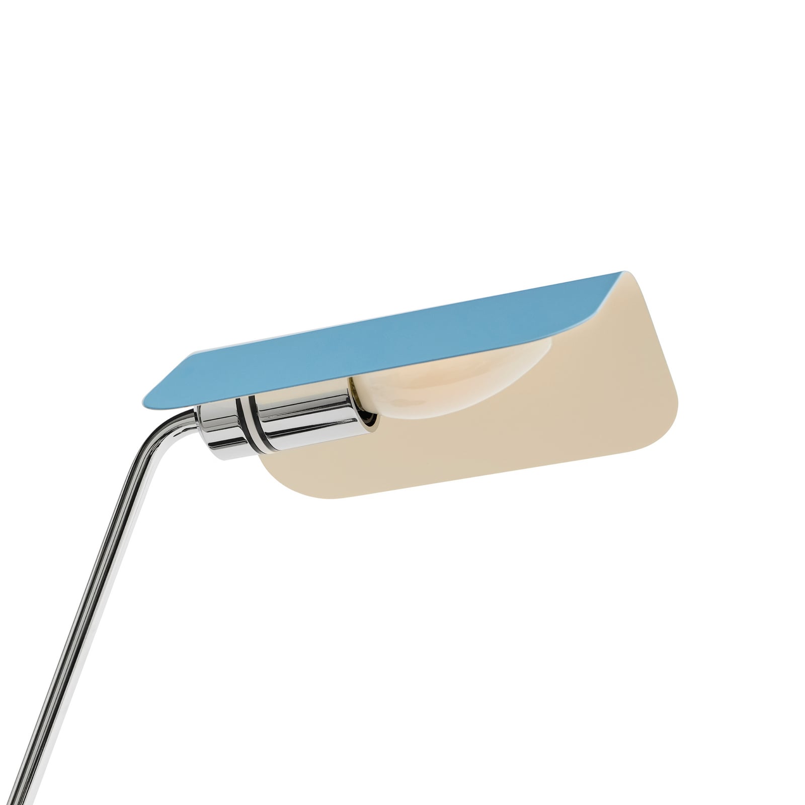 Apex klämlampa, pastellblå, höjd 43 cm, E14, stål – HAY