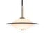 antique brass / white satin-finished