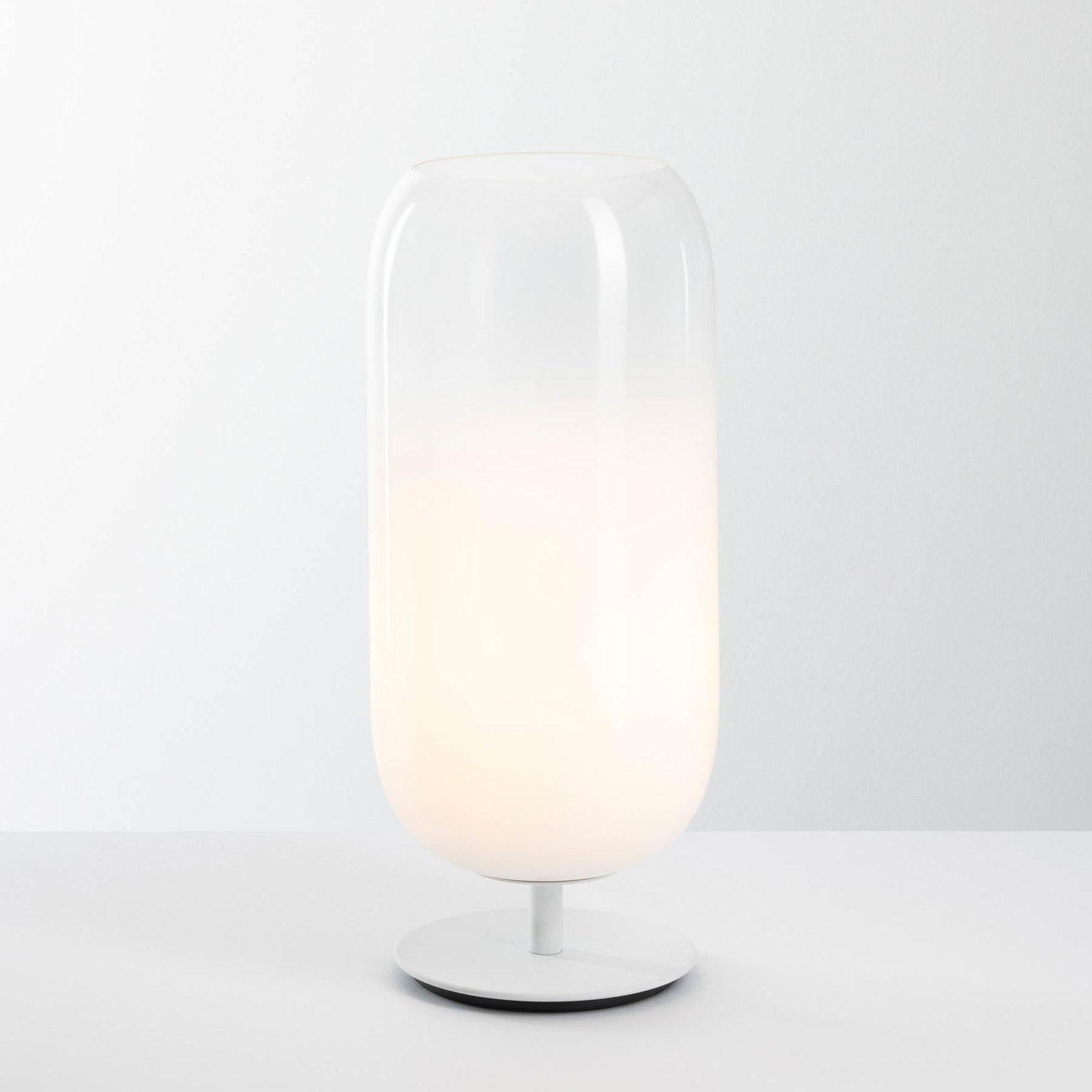 Artemide Gople Mini stolní lampa, bílá/bílá