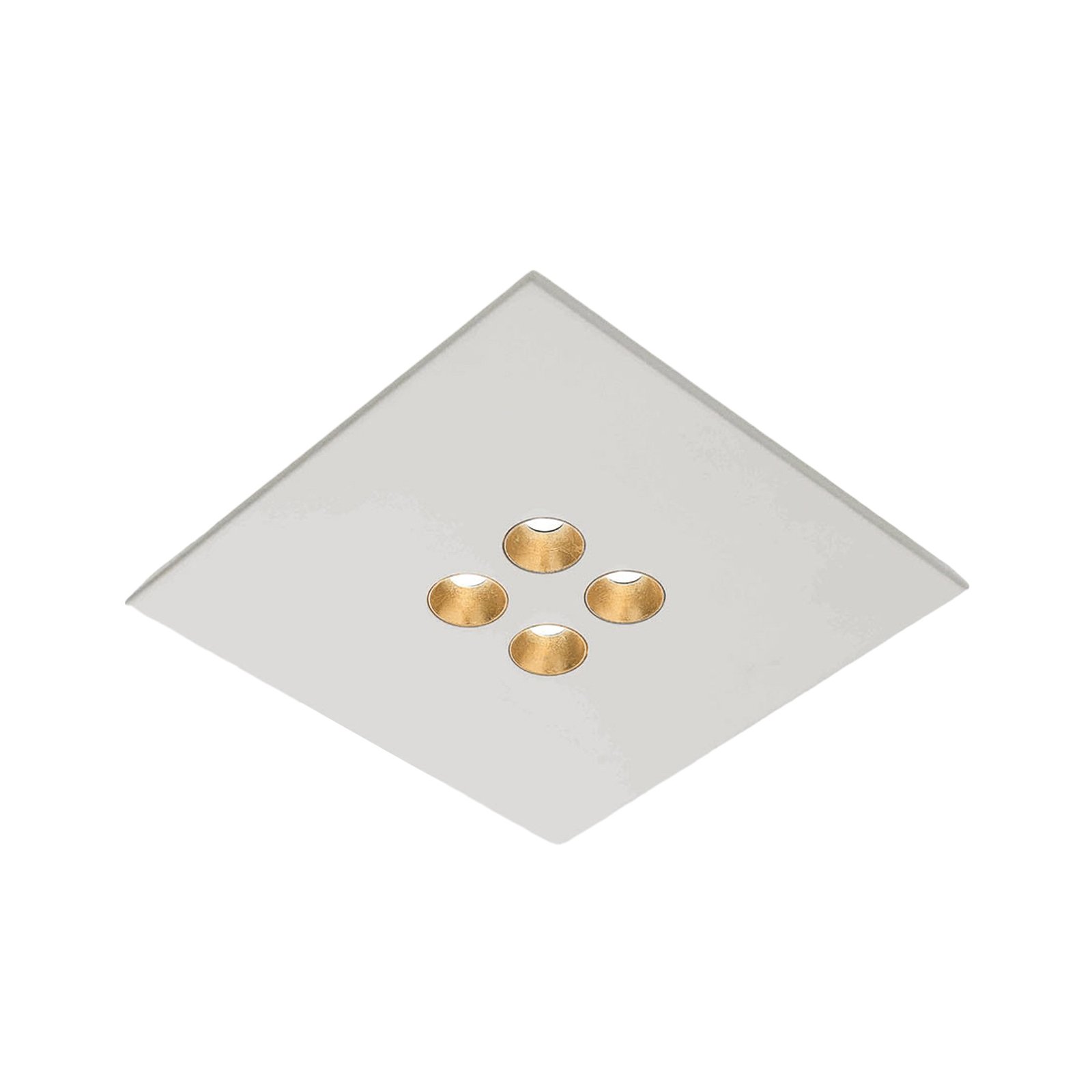 ICONE Confort - LED-loftslampe, hvid-guld
