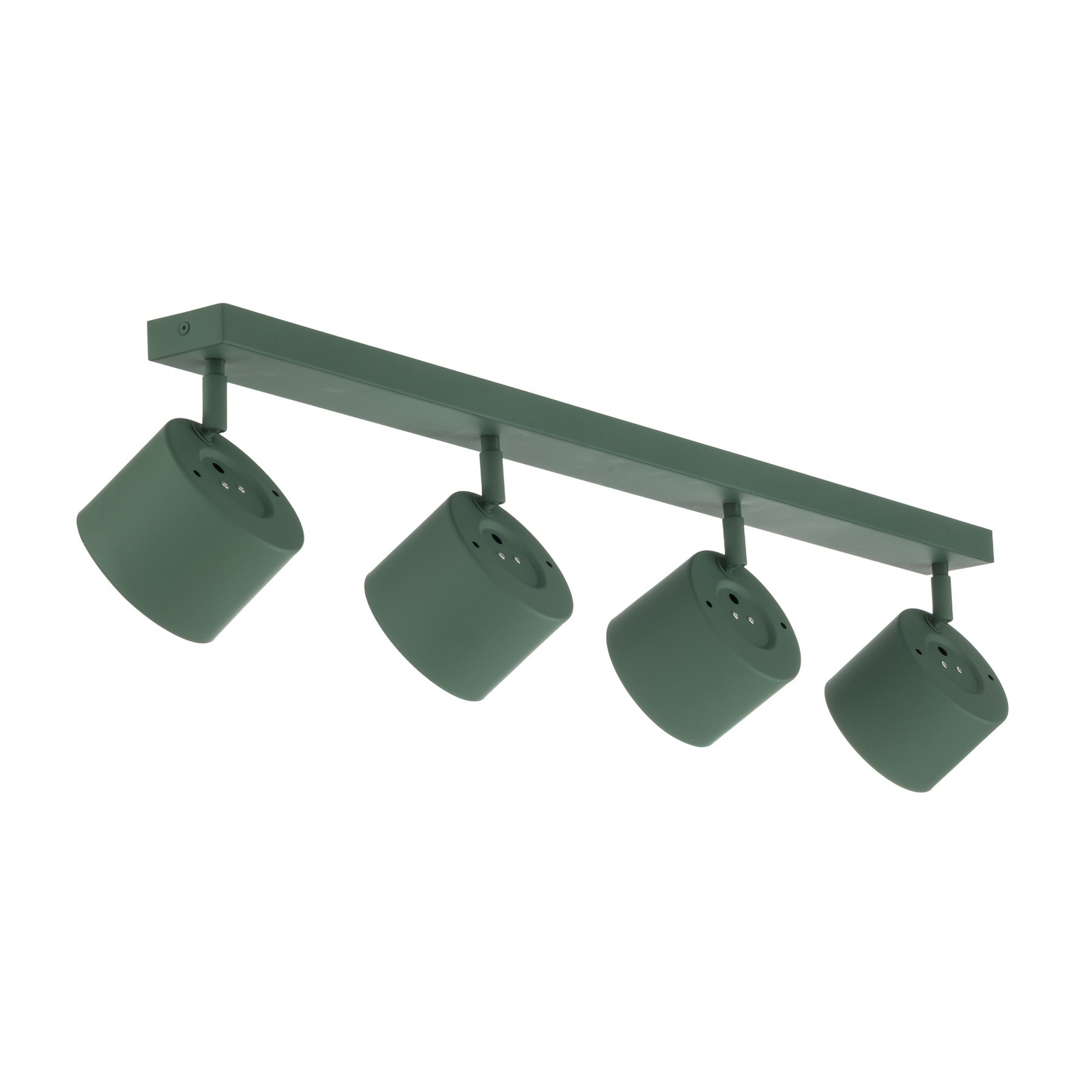 Spot de tavan Chloe, verde, cu 4 becuri, reglabil