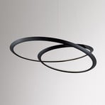 Nemo Kepler hanging light 2,700K Up Ø110cm black