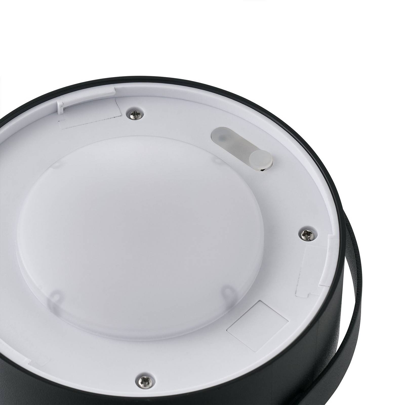 Lampa stołowa solarna Coupar, czarna, tworzywo sztuczne, IP44