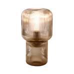 Tafellamp Mashi van glas, amber