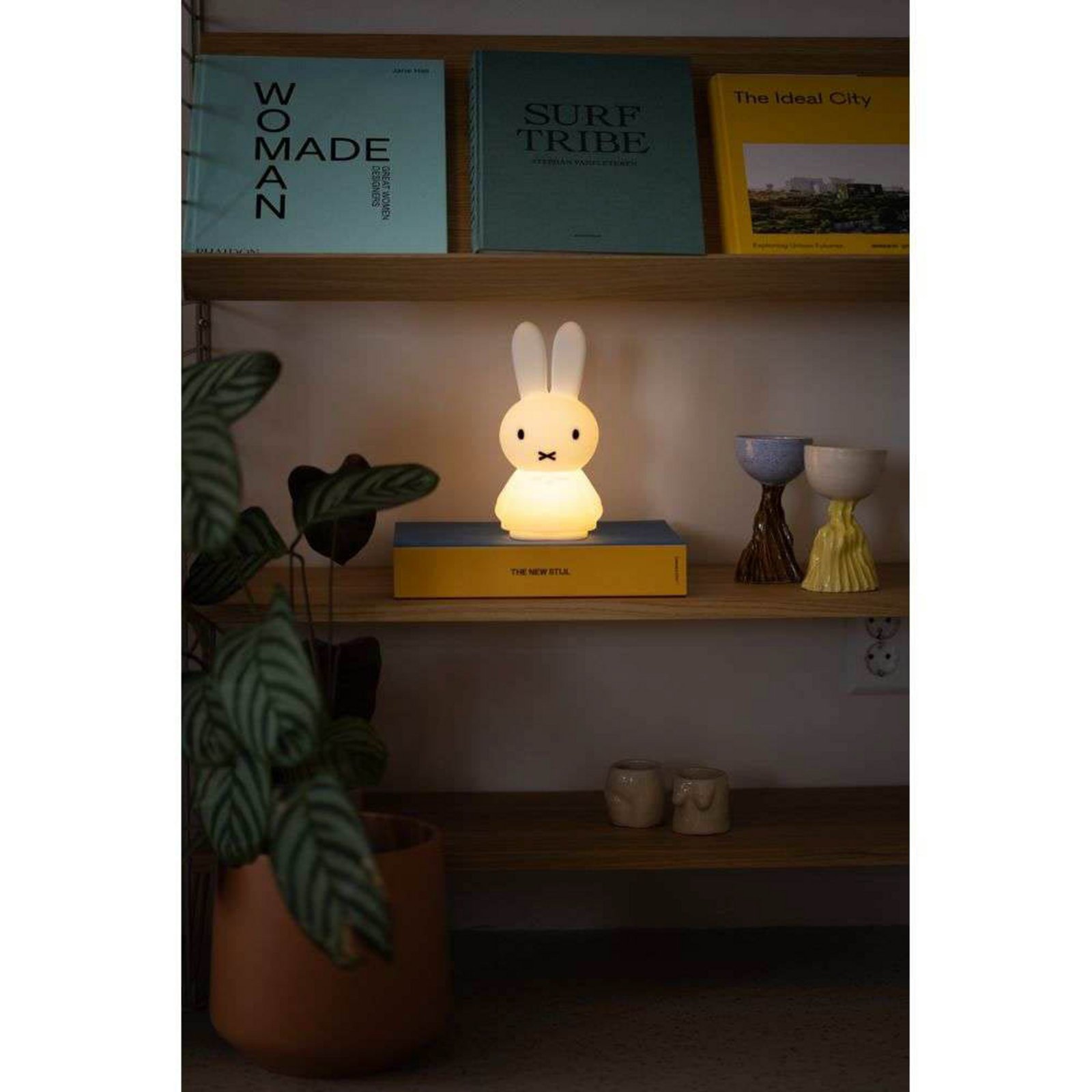 Miffy Shines Light Portabil Veioză Dim. White - Mr. Maria