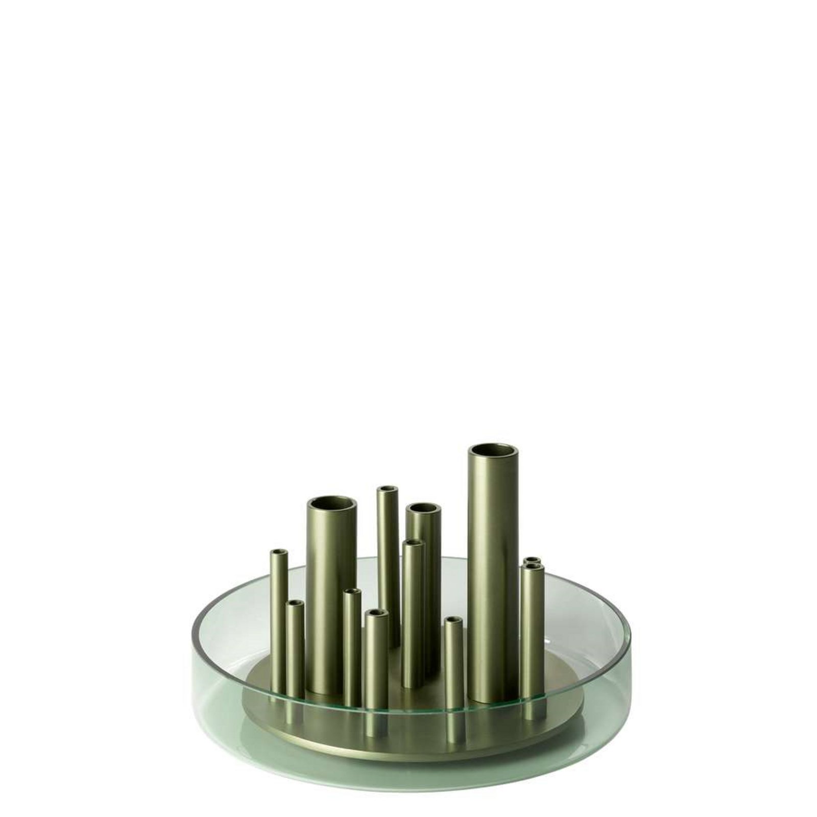 Ikeru Vase Low Forest Green - Fritz Hansen