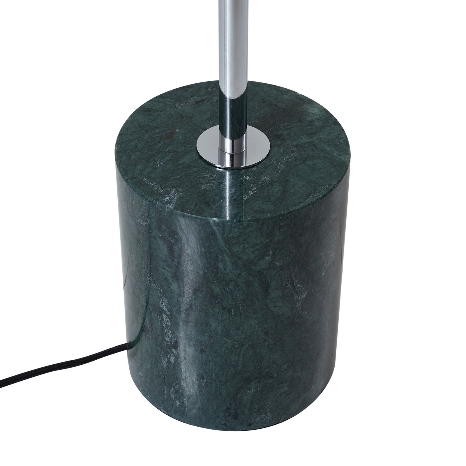 Branford gulvlampe, retro, grøn, metal/marmor - Lindby