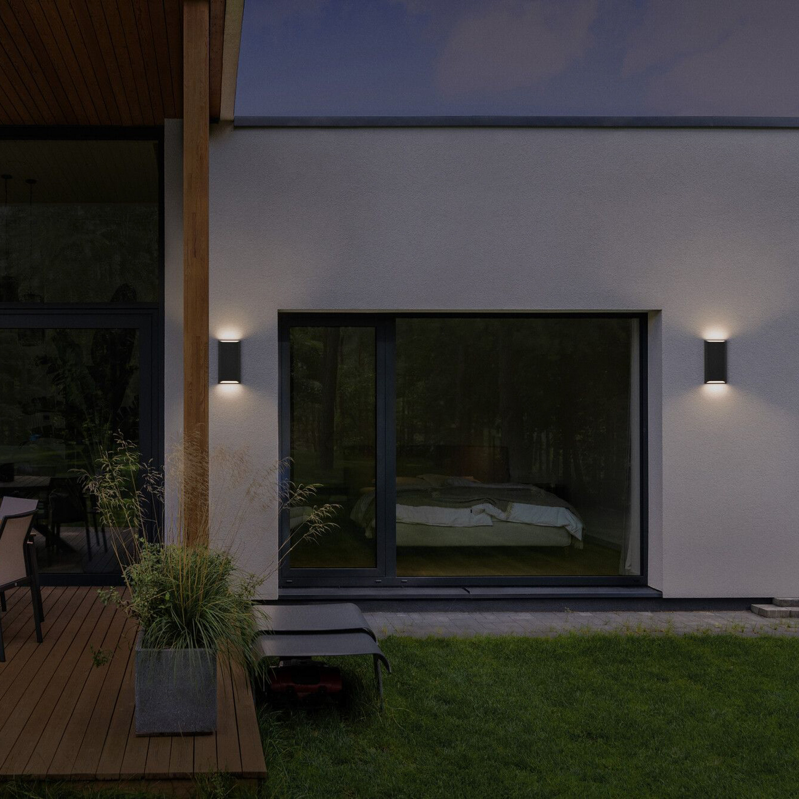 LEDVANCE LED outdoor wall light Endura Style Idar, dark grey