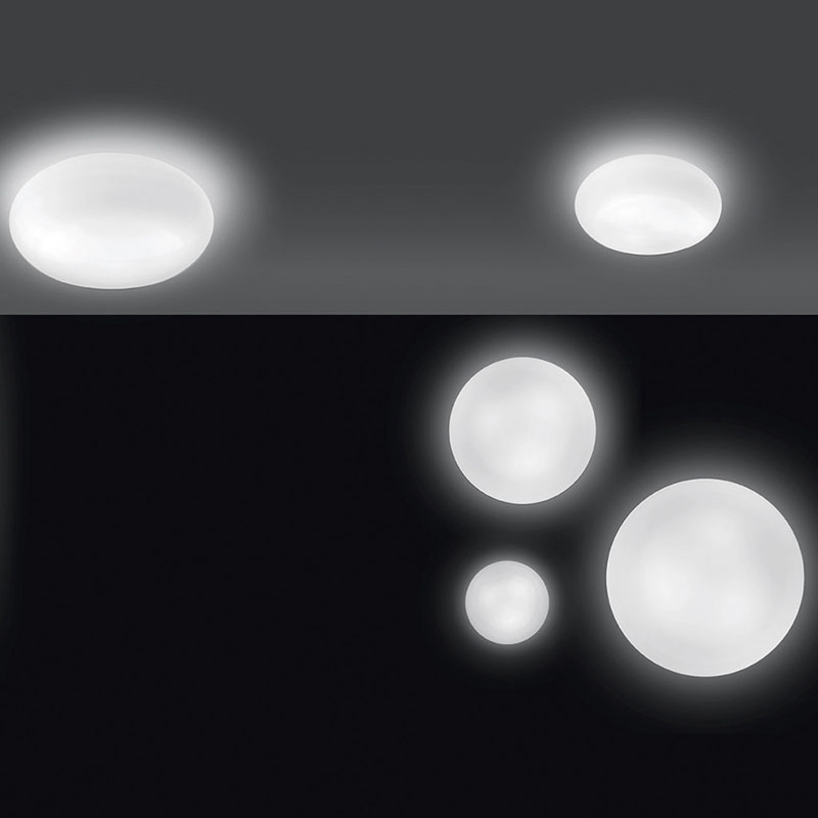 Itka Glas-Wandleuchte IP65 Ø 20 cm - Artemide