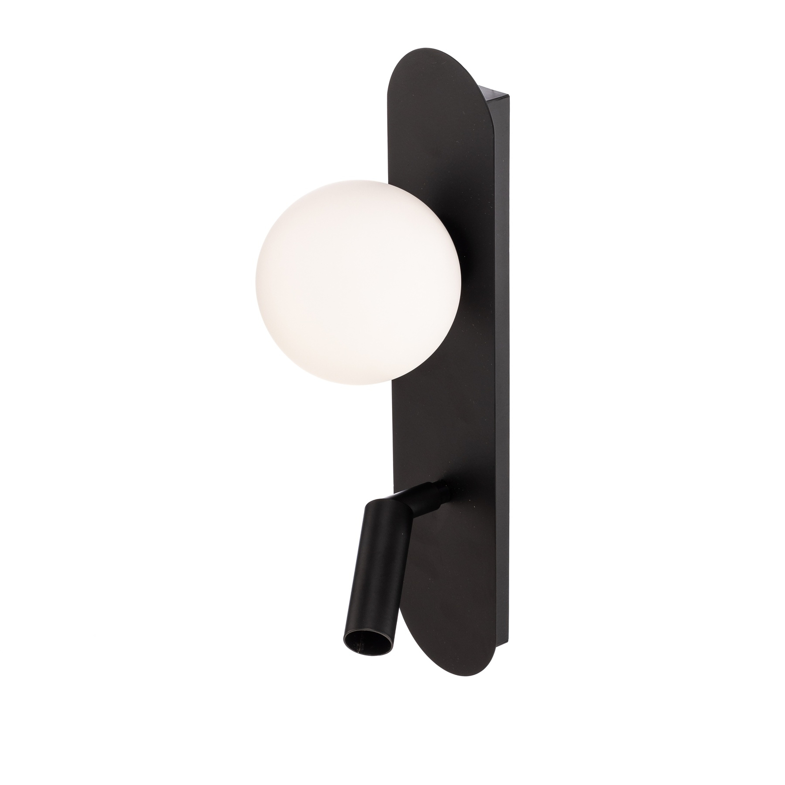 Wandlamp Sirio met beweegbare spot, 2-lamps