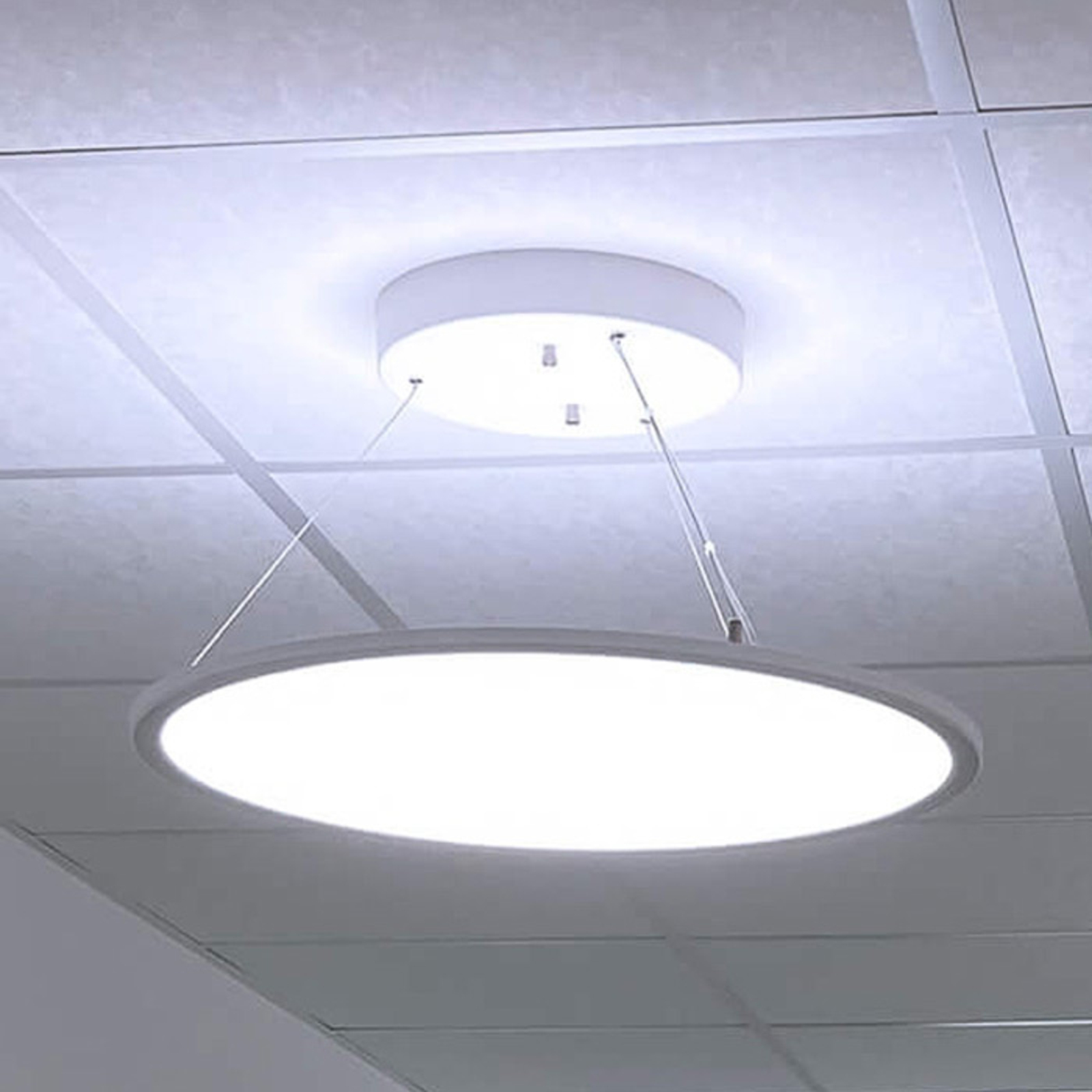 LED-Pendelleuchte 3420 rund, 4.000 K weiß