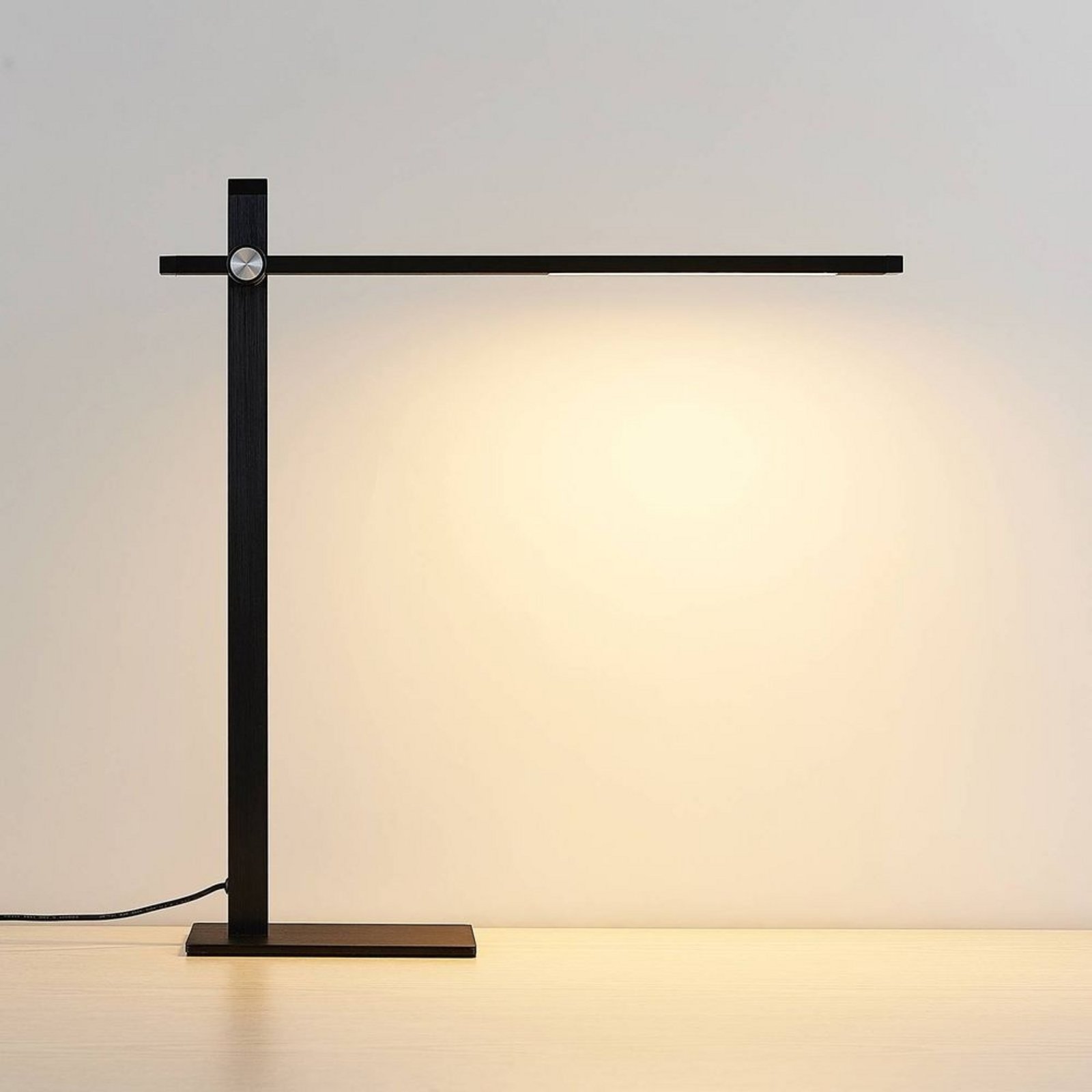 Wasko LED Table Lamp Dim. Black - Lucande