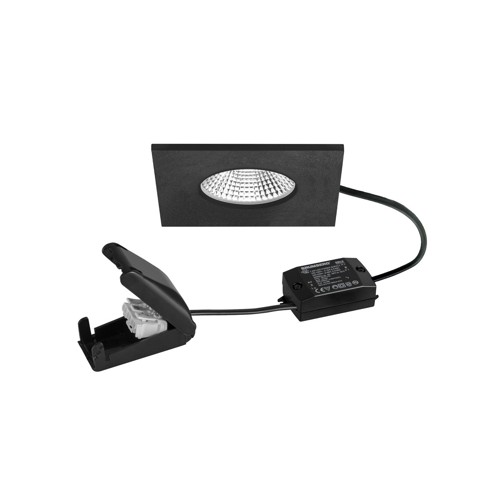 BRUMBERG LED-Spot BB21 IP65 on/off Anschlussbox schwarz matt günstig online kaufen