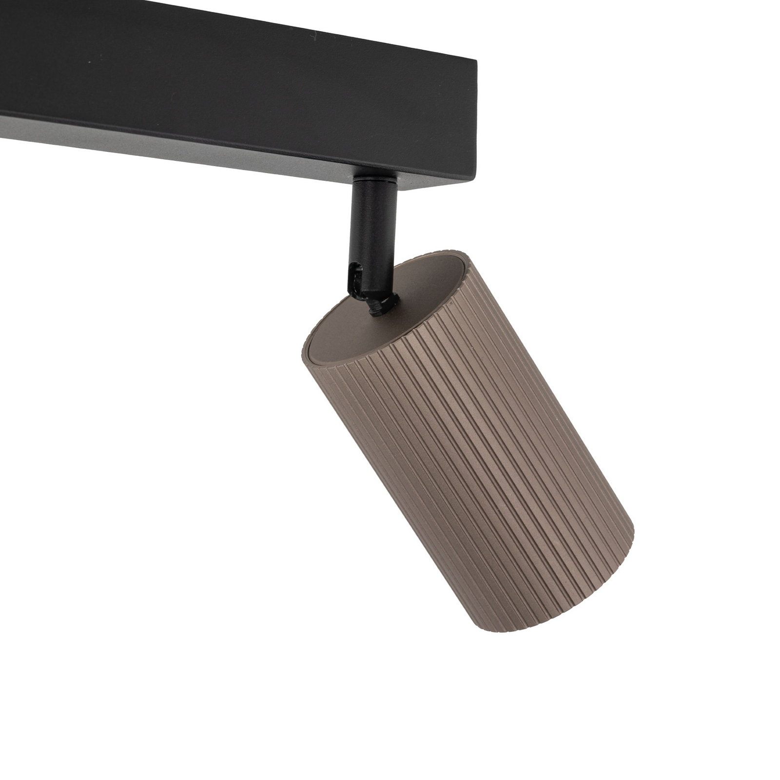 Spot pour plafond Tune, à 2 lampes, marron, métal, longueur 44 cm Spot pour plafond Tune, à 2 lampes, marron, métal, longueur 44 cm