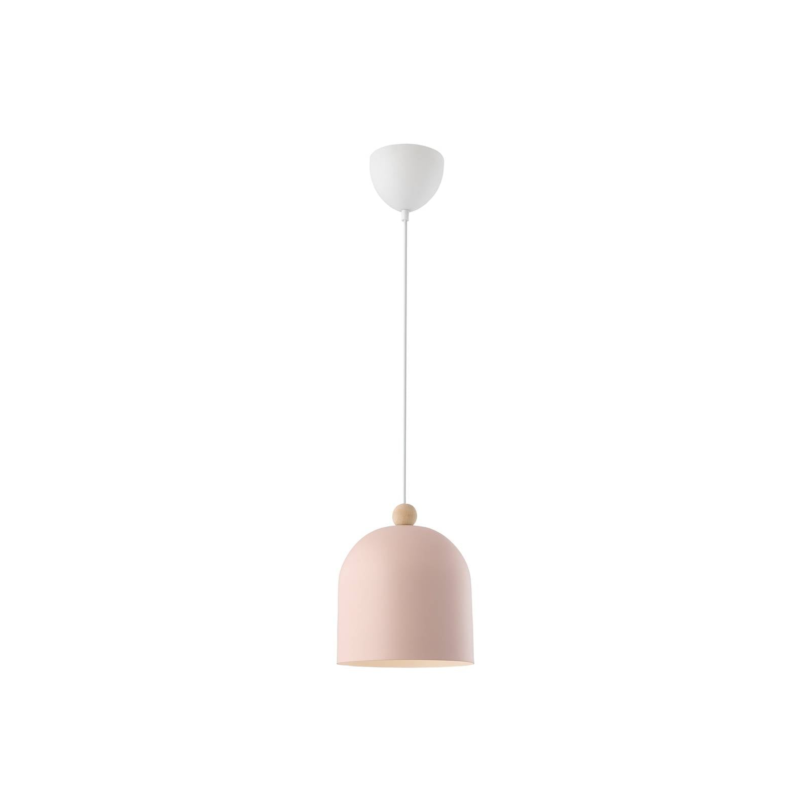 Hängeleuchte Gaston, Lampenschirm Metall, rosé