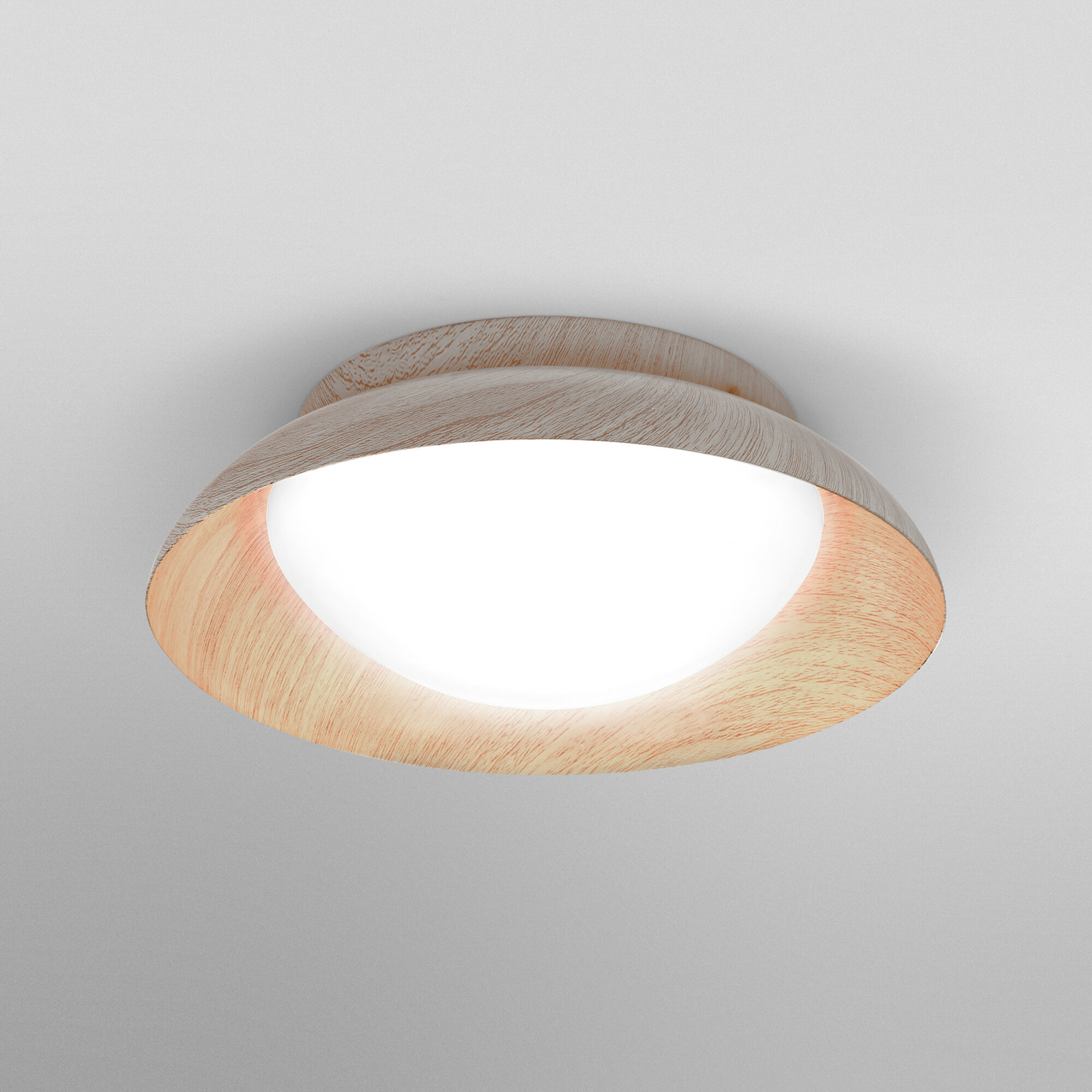 Ledvance Orbis Milan plafondlamp houtdecor