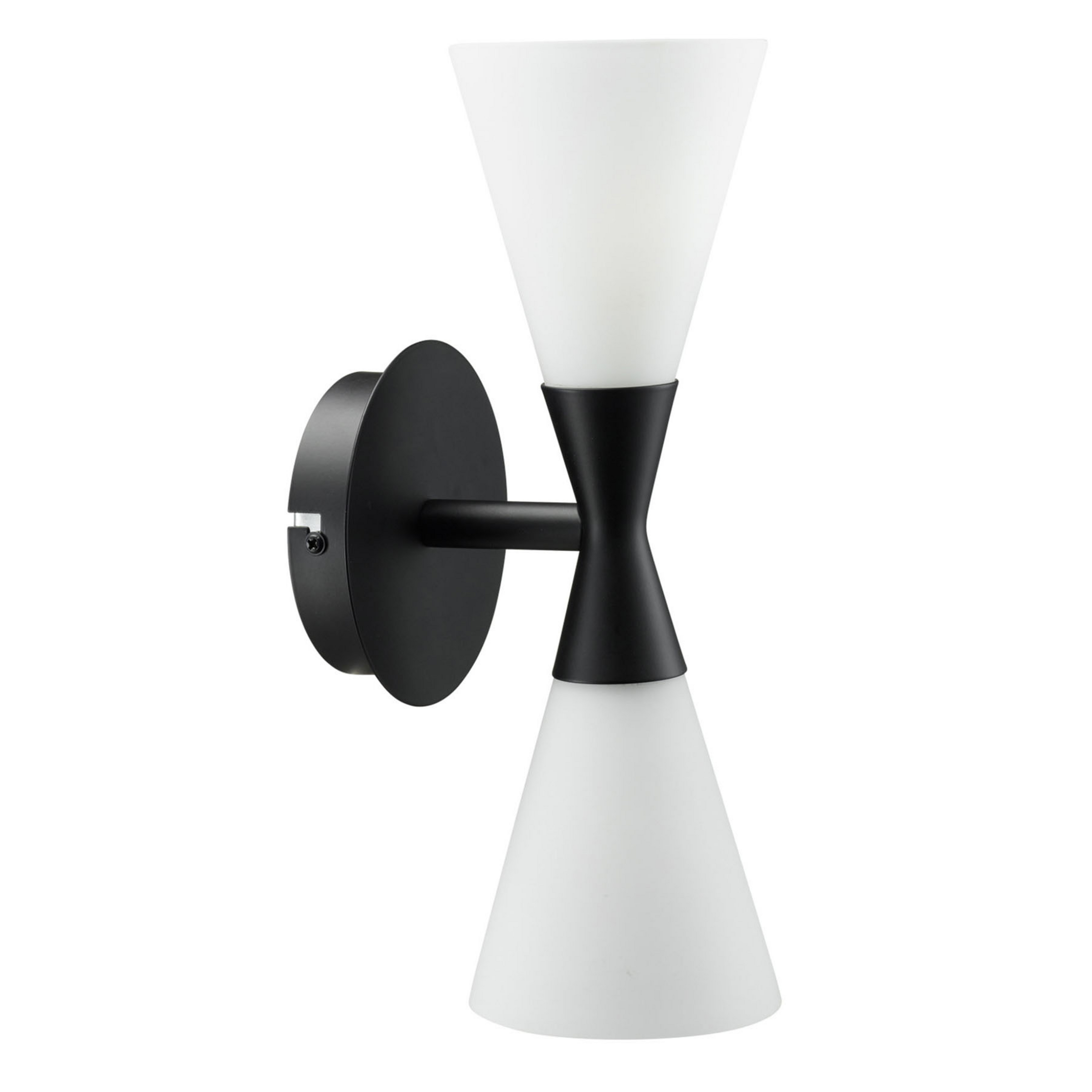 Harlekin Candeeiro de Parede Duo Matt Black - Herstal