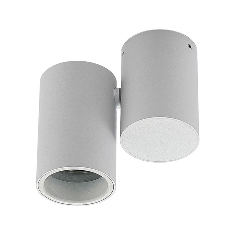 Deckenlampe Gesina, einflammig, weiß