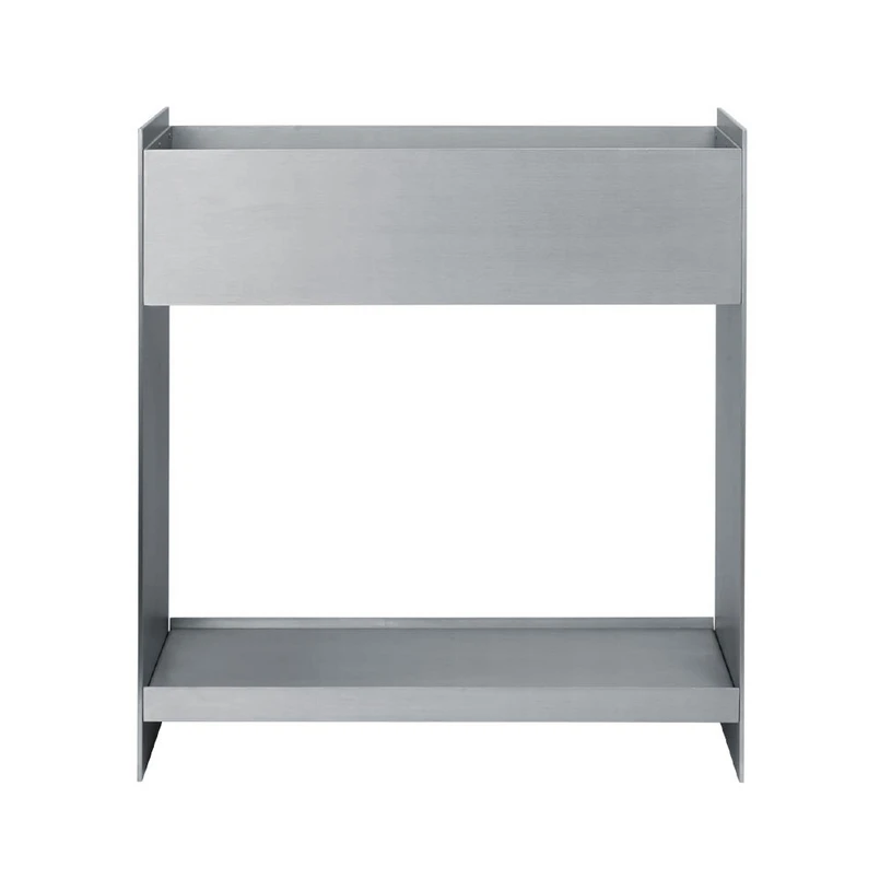 Produktfoto för Ferm Living - Lager Plant Box With Shelf - Växtlåda - Aluminium - W60 x D25 x H65 cm