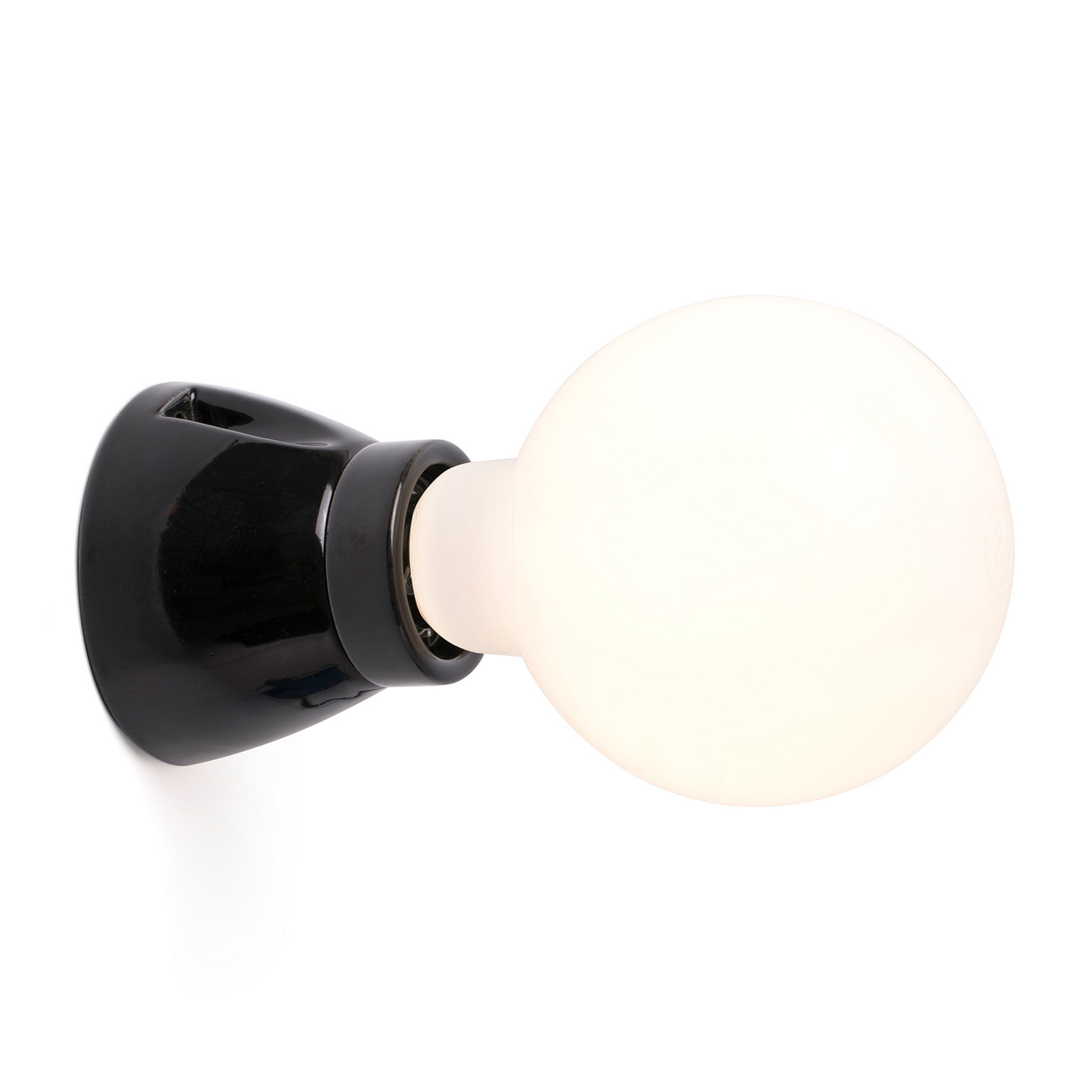 Lampa ścienna Kera, czarna