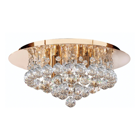 Plafonnier Hanna 35 cm transparent