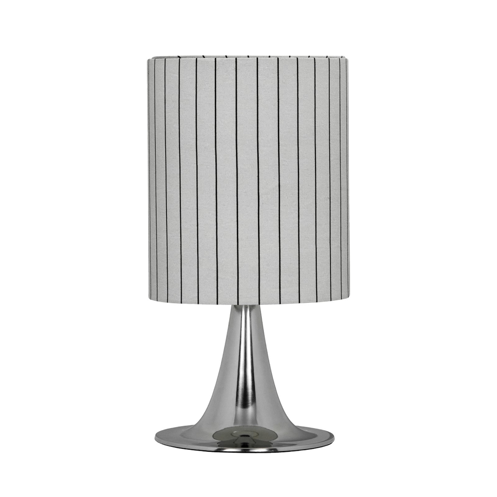 Stolní lampa Tulip 50 cm stříbrná bavlna - House Doctor