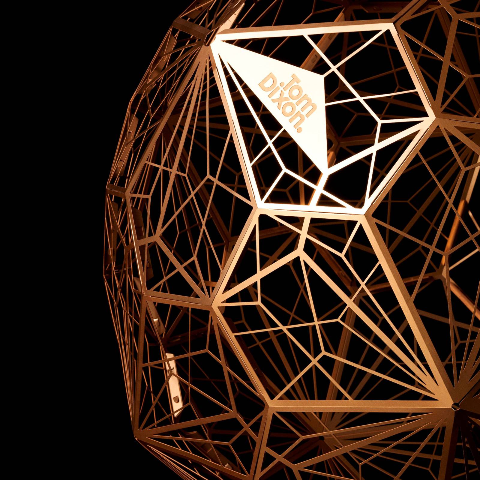 Tom Dixon Etch Web lampa wisząca z mosiądzu