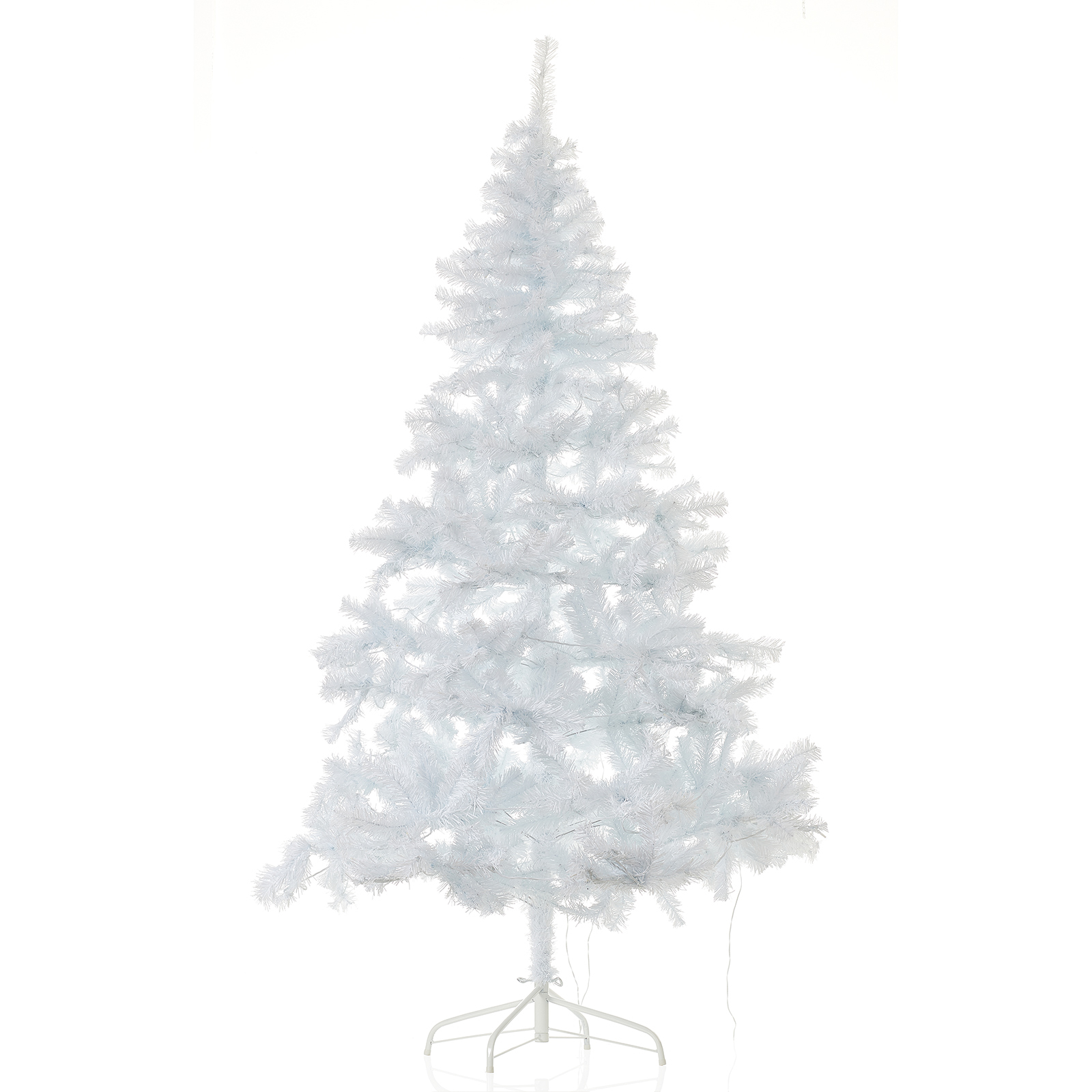 Weißer LED-Tannenbaum Ottawa für außen 2,1m 260LED