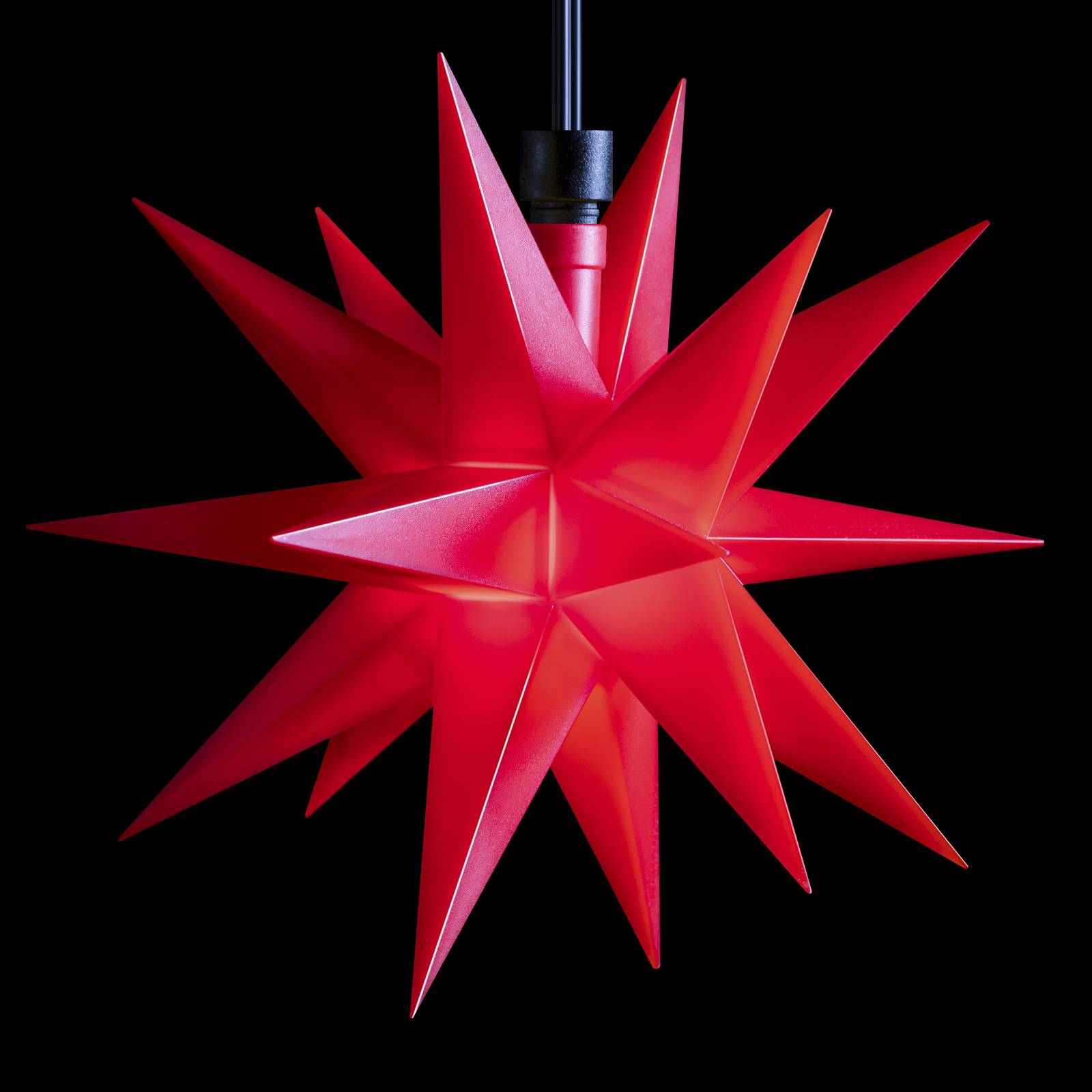 STERNTALER Guirlande LED mini-étoiles à 3 lampes rouge