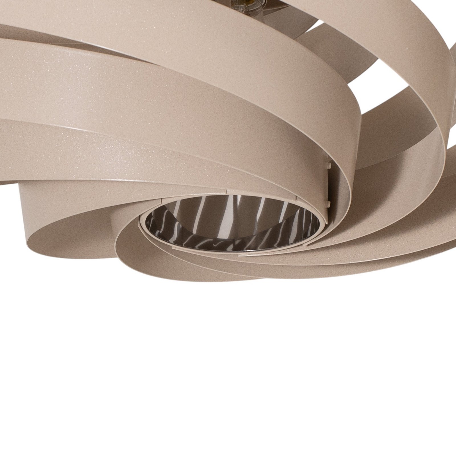 Plafoniera Vento, beige, Ø 50 cm