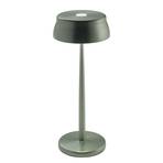 Zafferano Sister Light LED table lamp, rechargeable, green