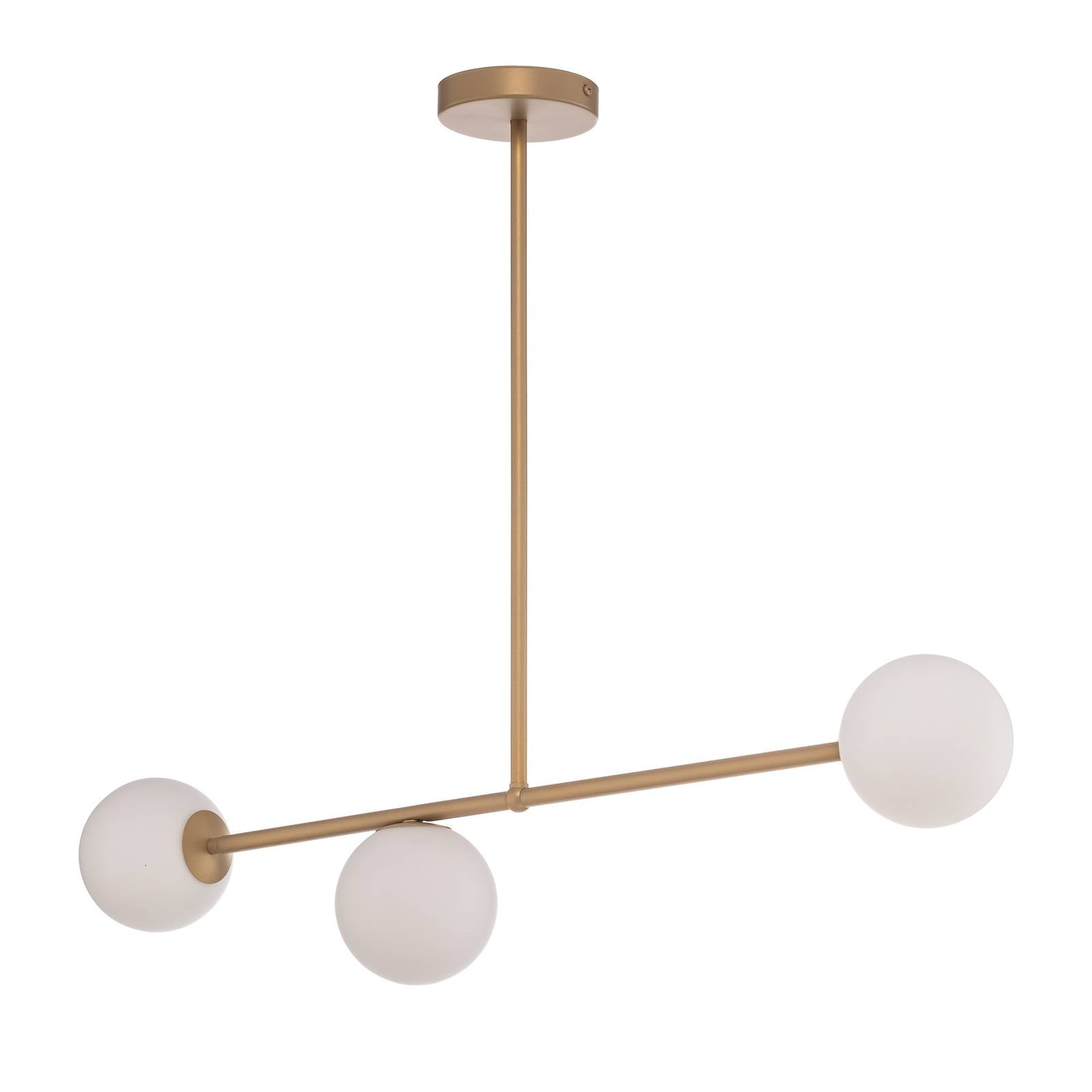 Deckenleuchte Gama, 3-flammig, gold