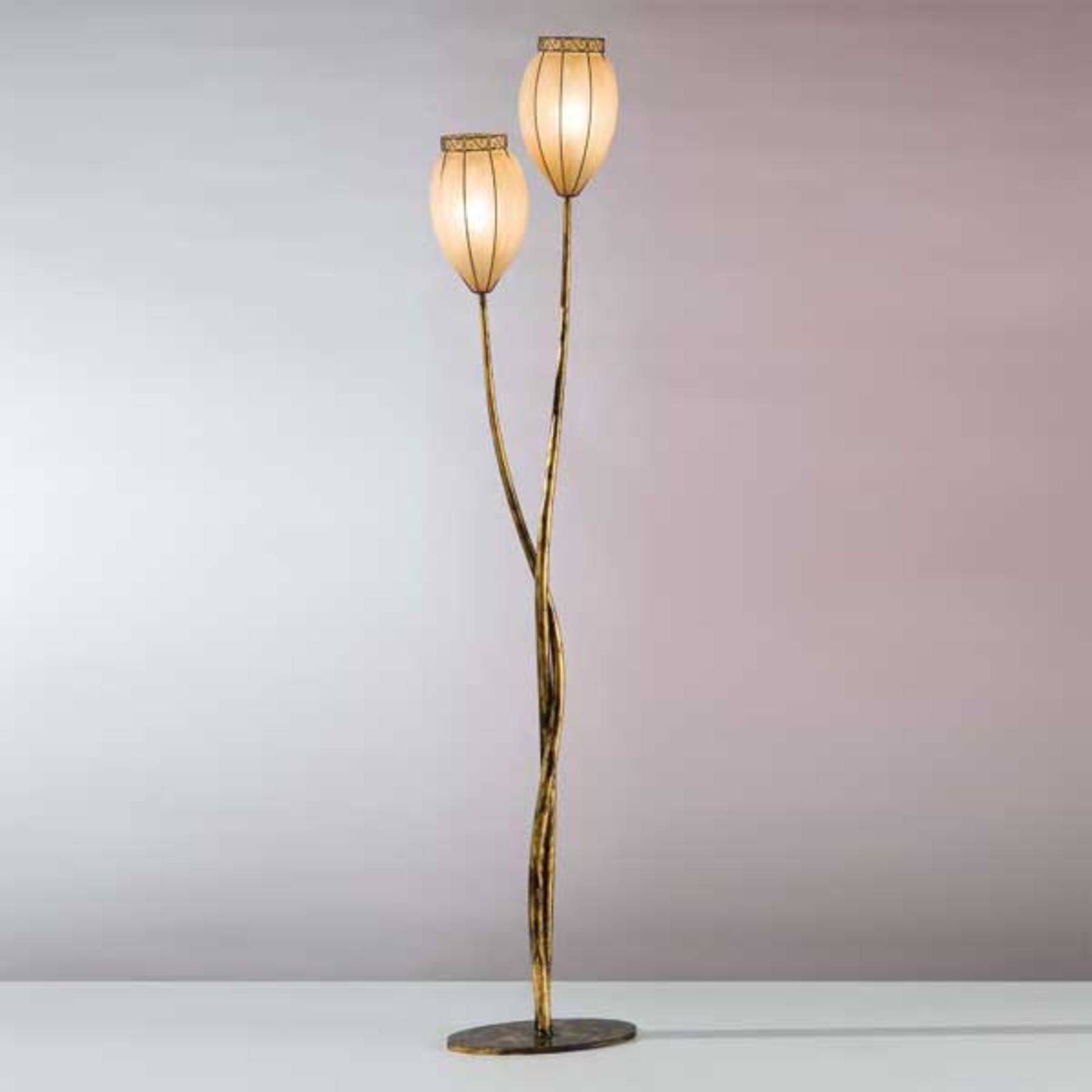Siru Tulipano gulvlampe med scavo-glas