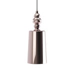 Candeeiro suspenso Karman Alibaglass Big, ouro rosa, Ø 24 cm