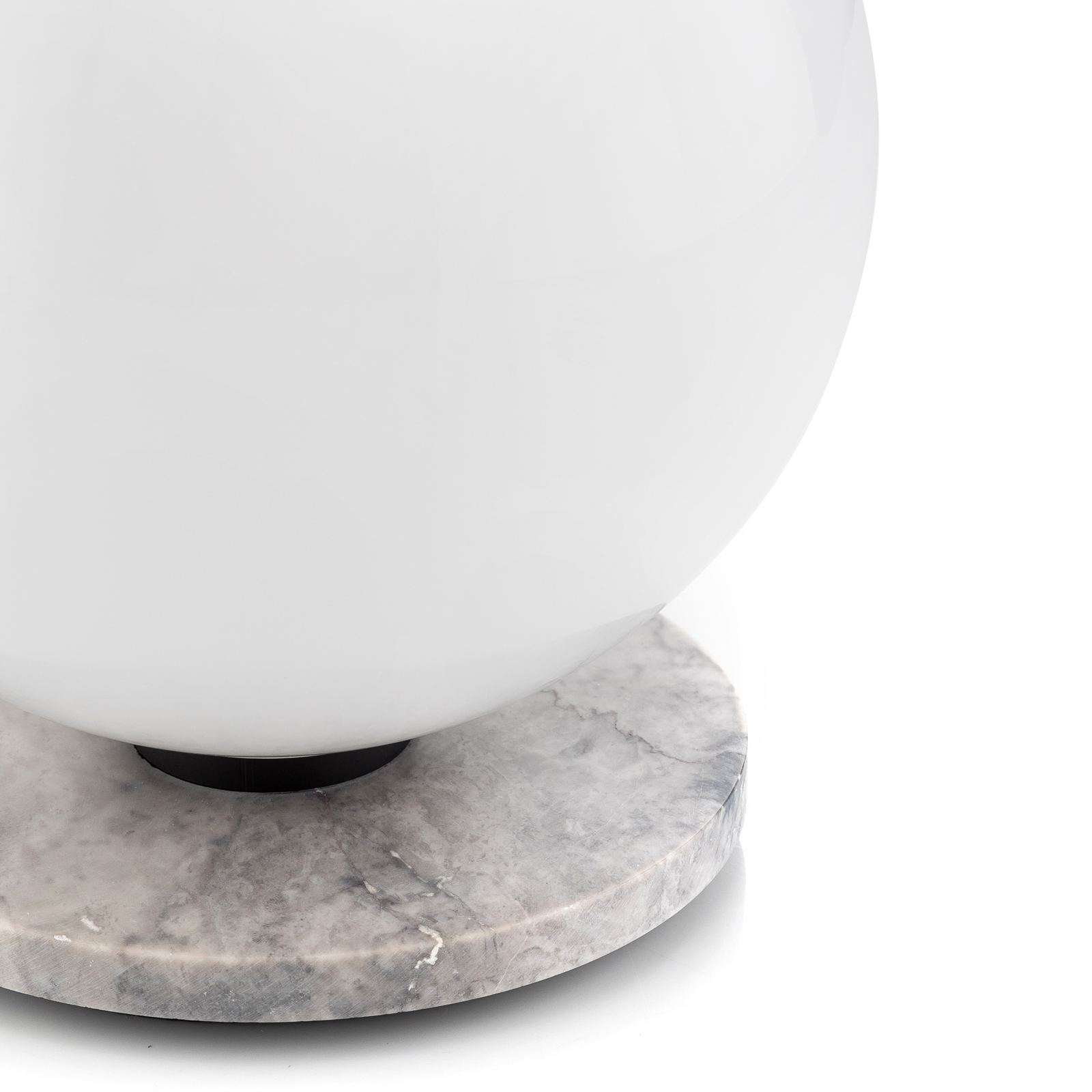 Audo TR Bulb table lamp 22 cm marble/glossy opal