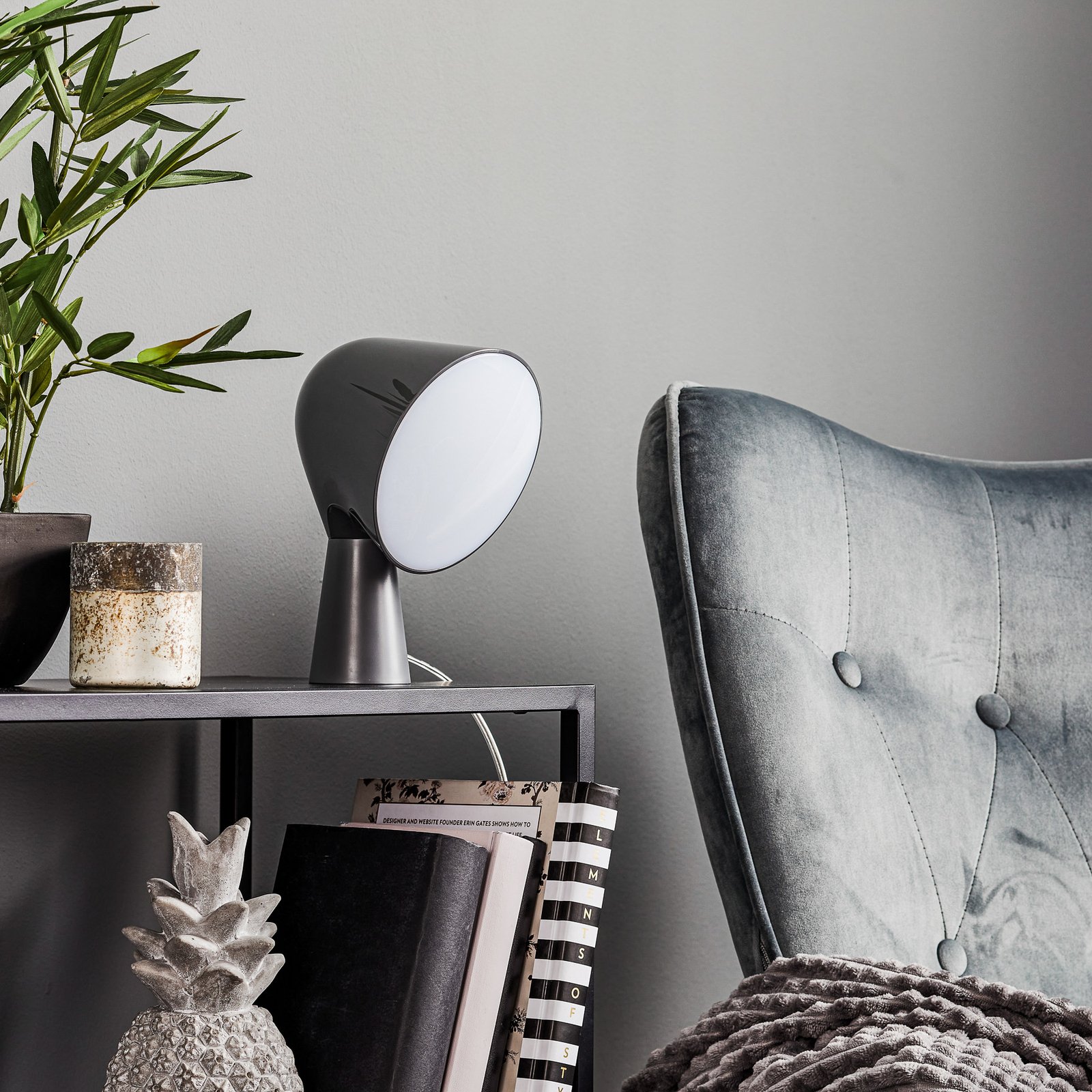Binic Candeeiro de Mesa Anthracite - Foscarini