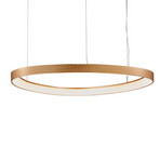 LED-Hängeleuchte Loop, gold