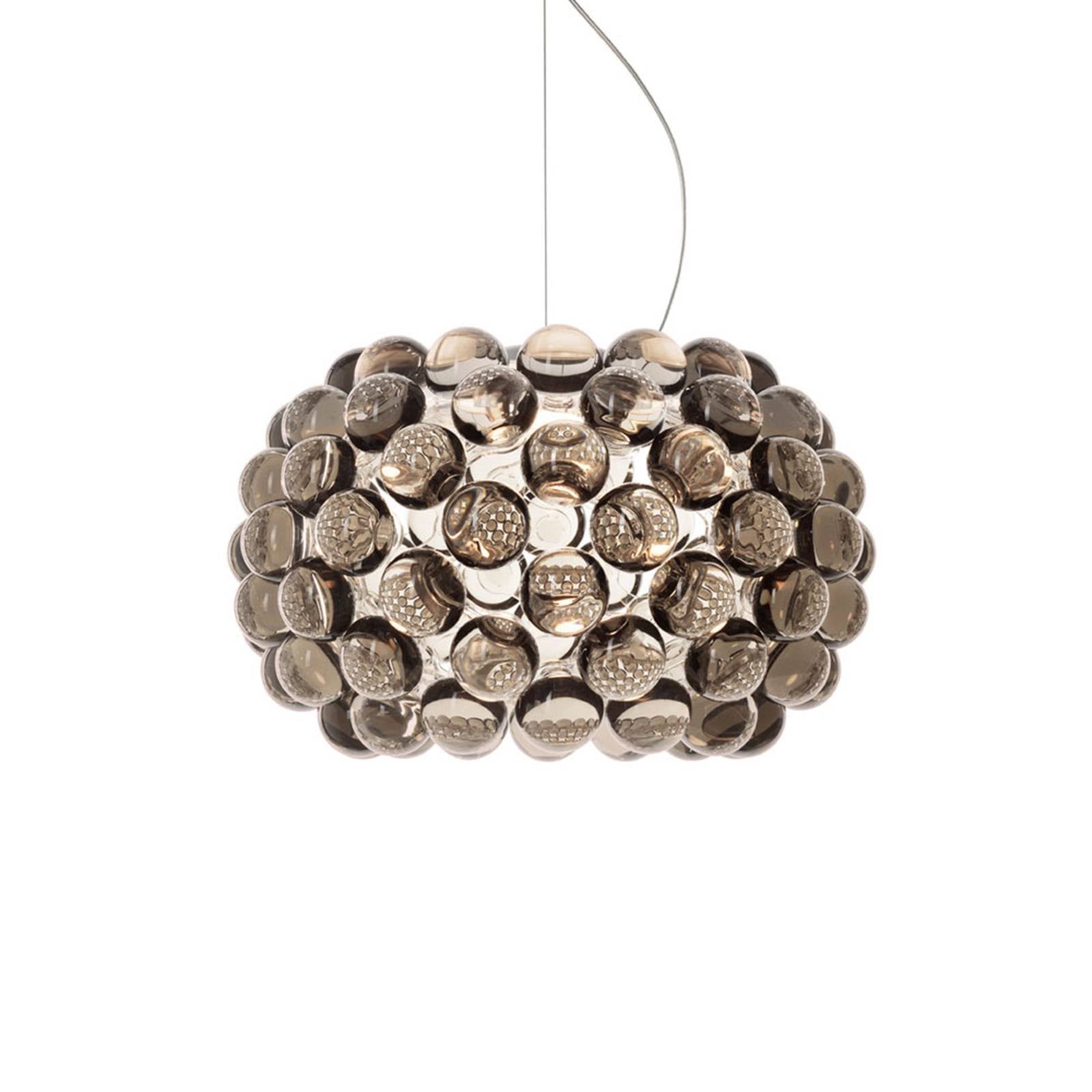 Foscarini Caboche Plus piccola LED-Hängelampe grau