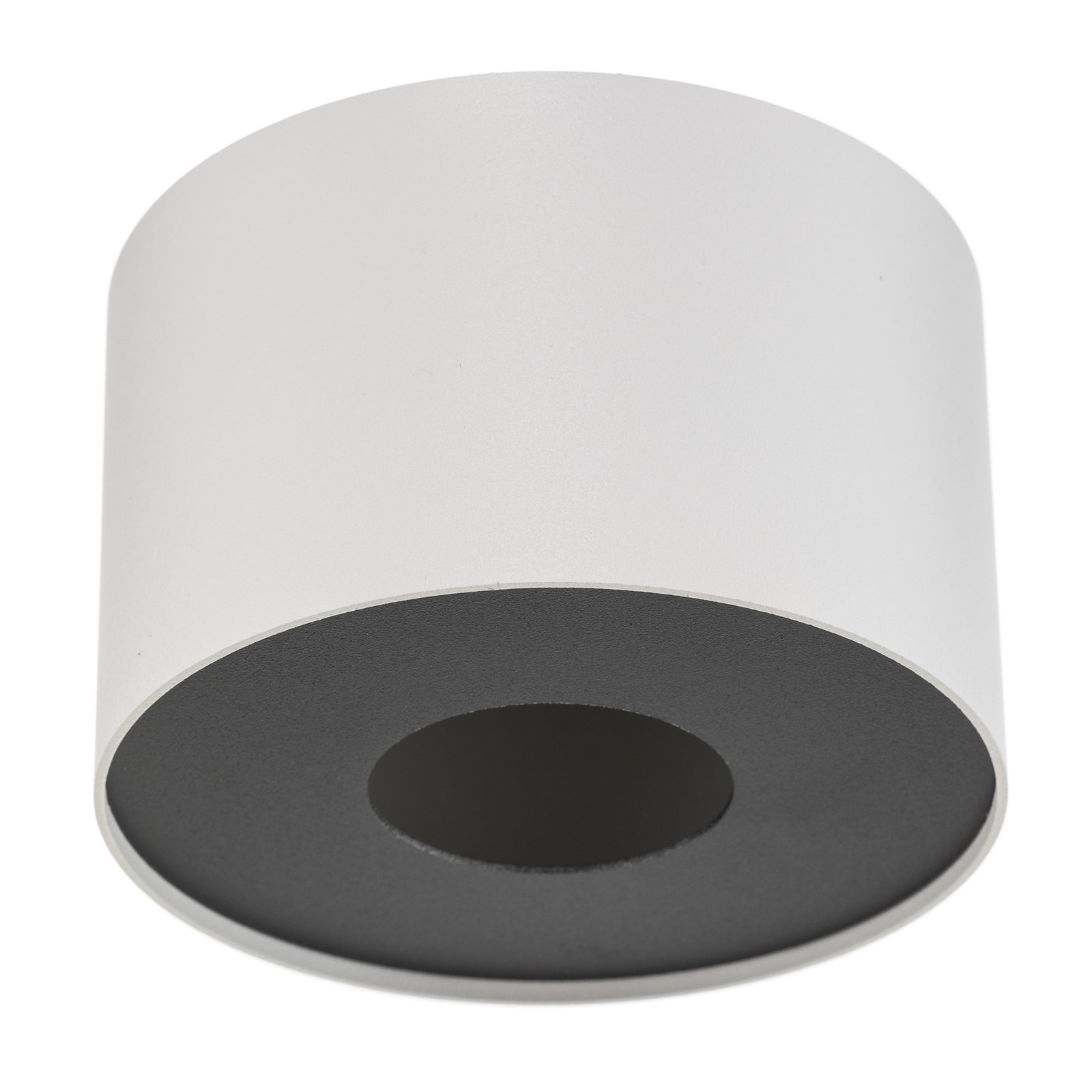 Reflektor sufitowy Point Sine o cylindrycznym kształcie, biały
