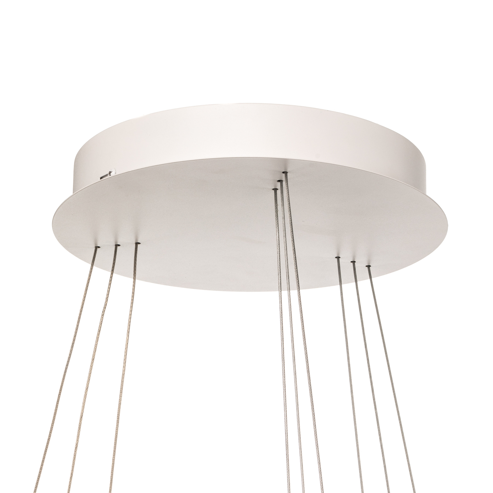 Arcchio Albiona LED viseća svjetiljka, bijela, 3 prstena