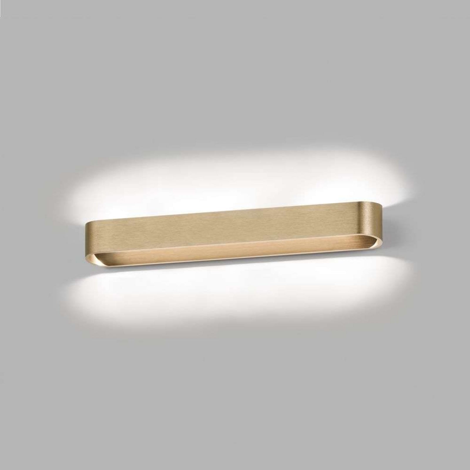 Aura W3 Wandleuchte 2700/3000K Brass LIGHT-POINT - Wohnzimmer - Aluminium